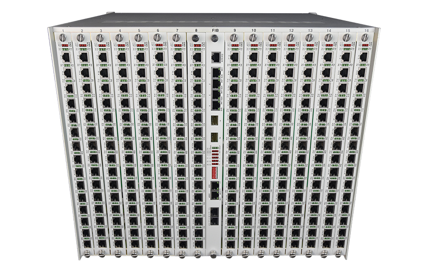 飛暢科技-960路電話光端機（8U 19英寸，SFP 1+1光備份）
